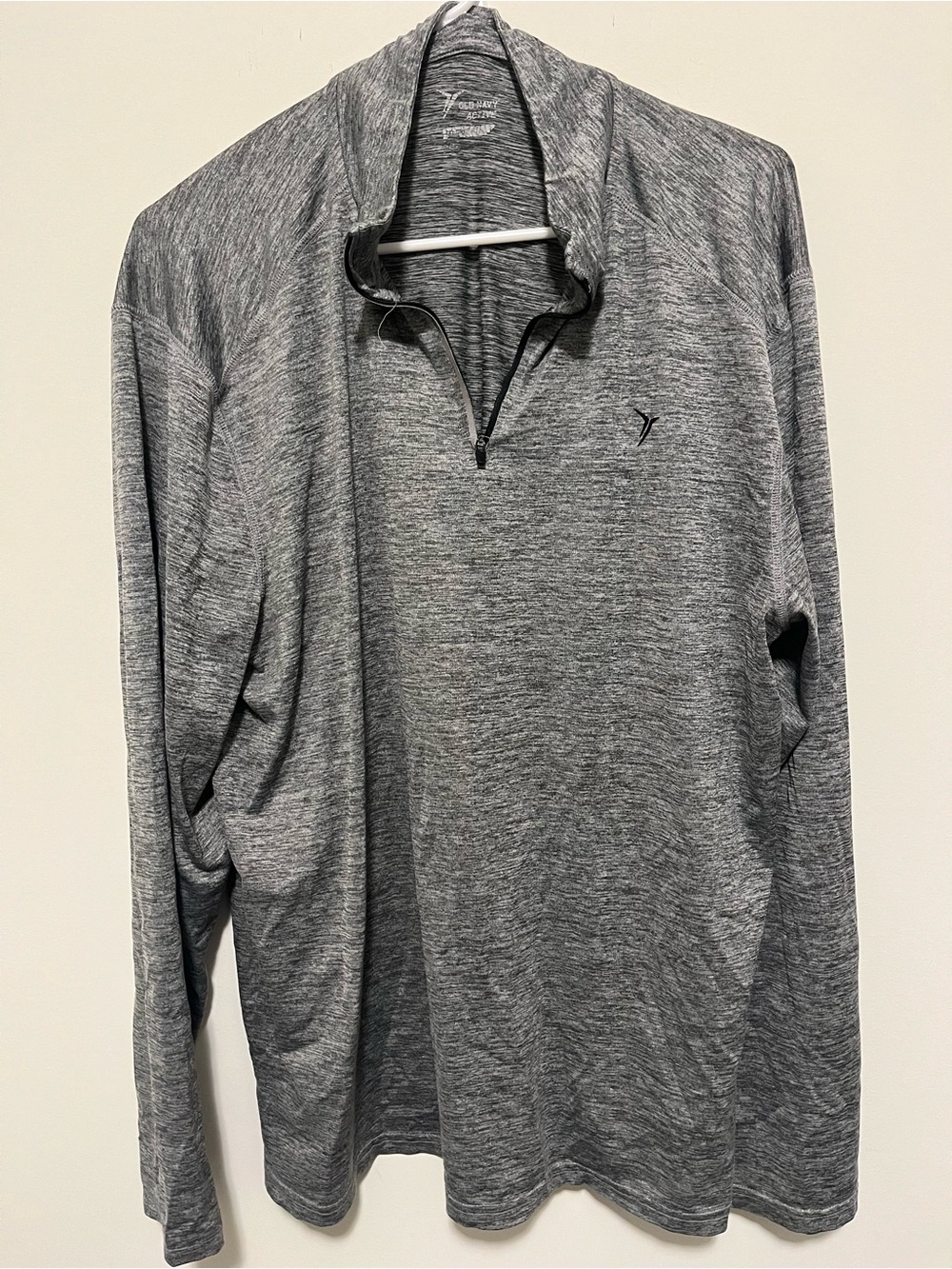 Old Navy Men's Heather Gray Quarter-Zip Pullover